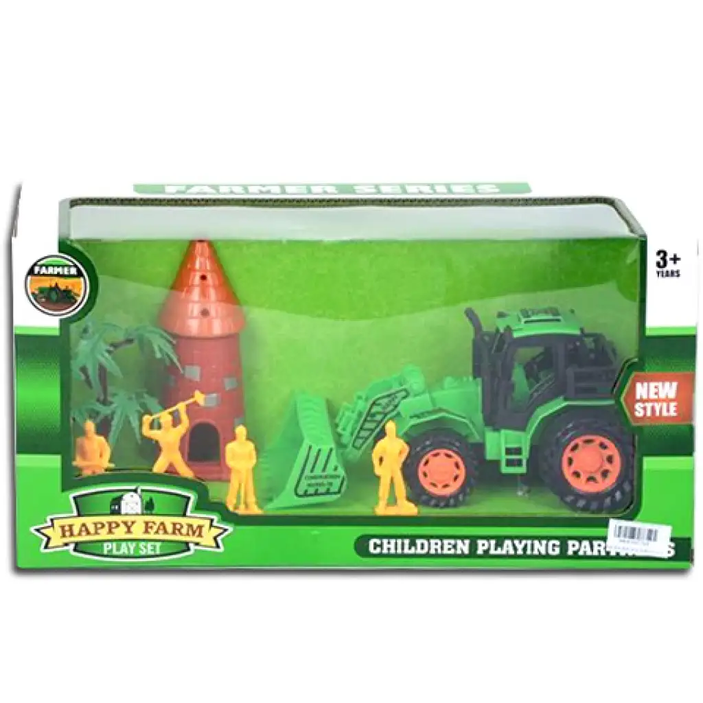 imagen de Tractor de Happy Farm con accesorios 1