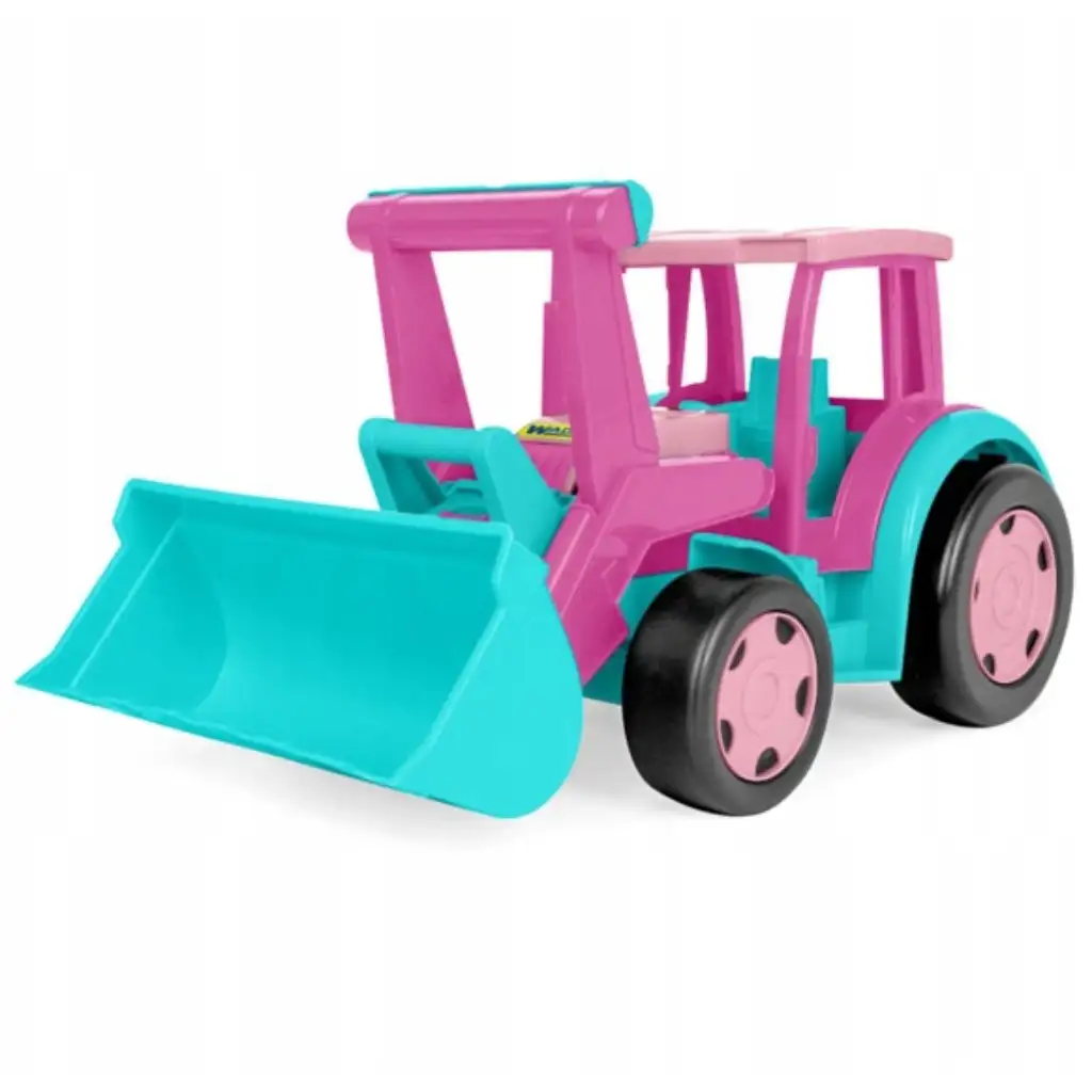 imagen de Tractor gigante rosa con capacidad de carga de 100 kg - Wader 1