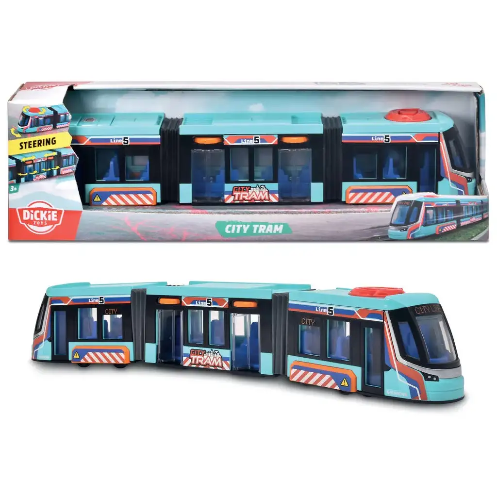imagen de Tram Siemens en color azul 41cm - Dickie Toys 1