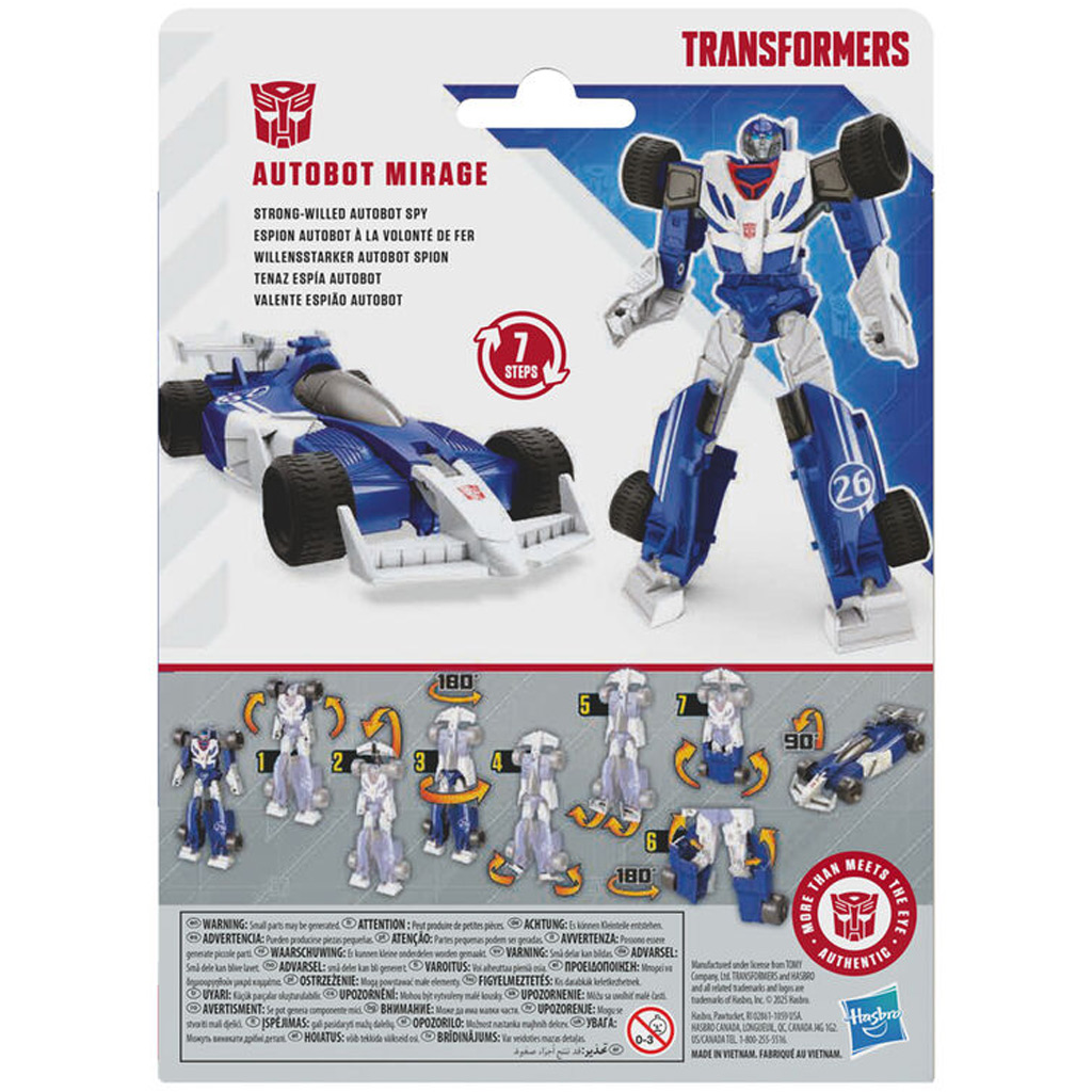 imagen de Transformers: Authentics Alpha – Autobot Mirage figura transformable - Hasbro 4