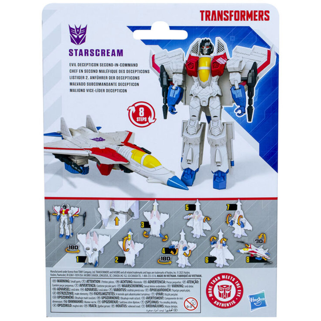 imagen de Transformers: Authentics Alpha – Starscream figura de robot transformable - Hasbro 4