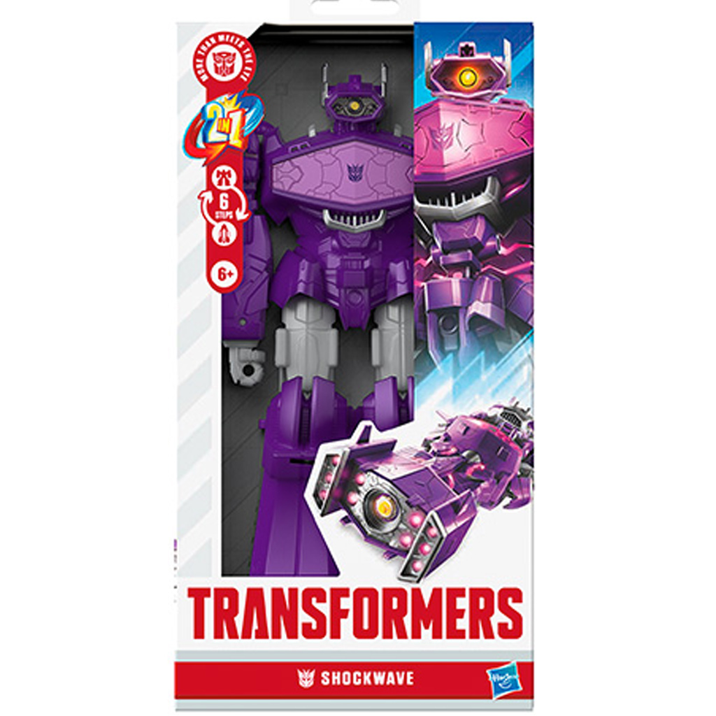imagen de Transformers: Authentics Titan Changer Shockwave figura transformable - Hasbro 1