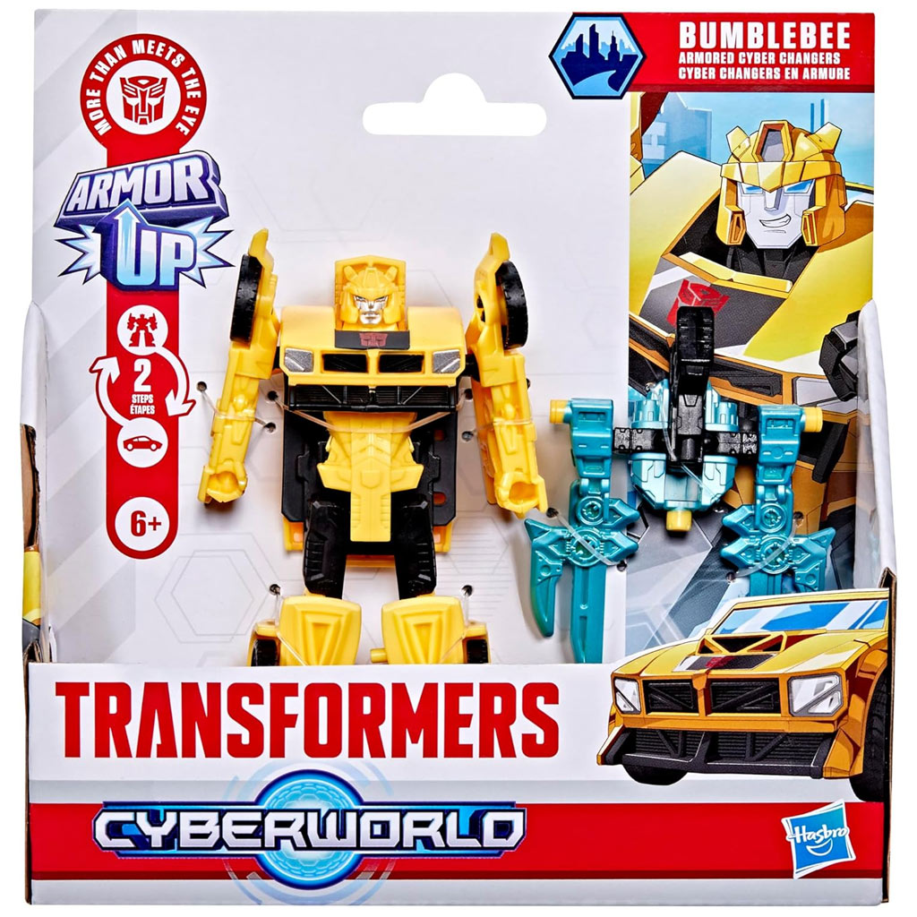 imagen de Transformers Cyberworld: Bumblebee figura de robot transformable - Hasbro 1