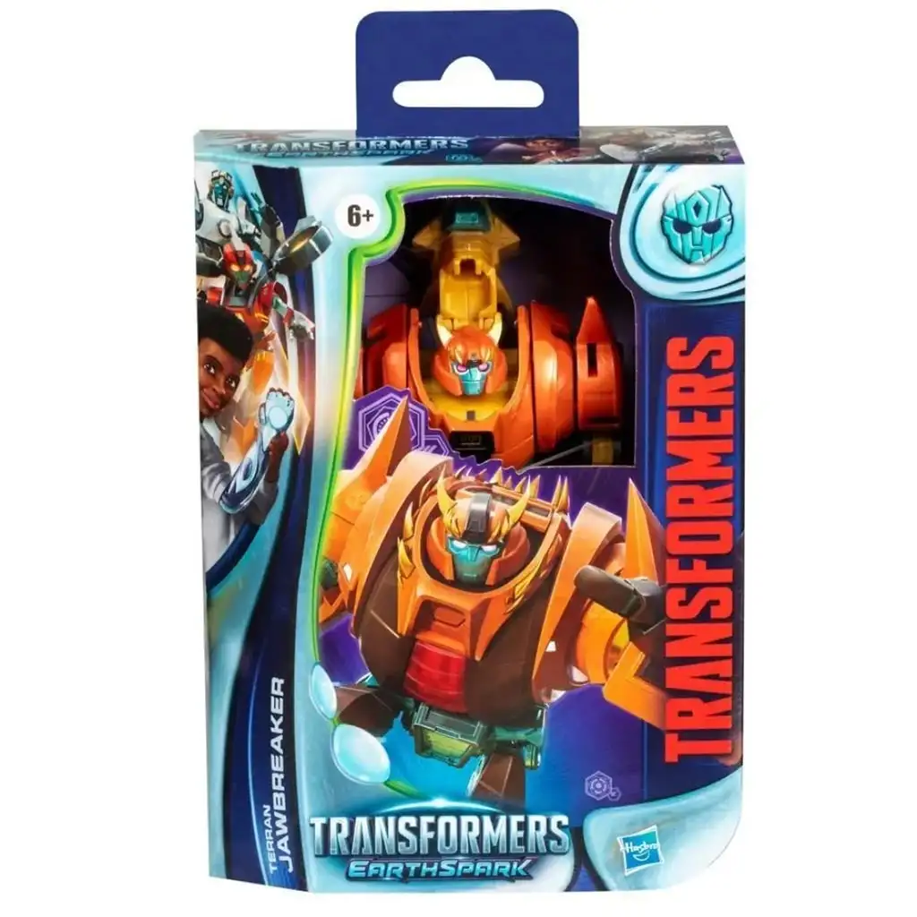 imagen de Transformers: Earth Spark - Deluxe Terran Jawbreaker figura de robot transformable - Hasbro 1