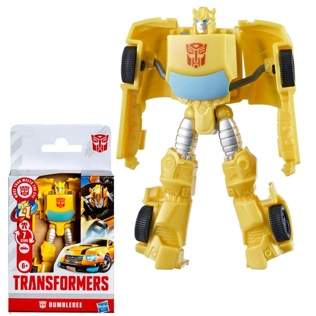 imagen de Transformers: Figura transformable Authentics Bravo de Bumblebee de 11 cm – Hasbro 1