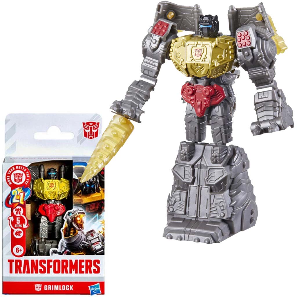 imagen de Transformers Grimlock Authentics Bravo figura transformable de 11 cm – Hasbro 1