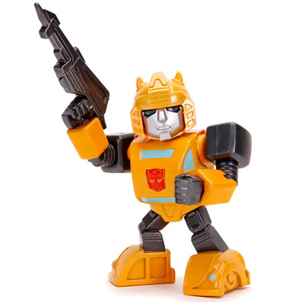 imagen de Transformers: Metalfigs Bumblebee figura con armas 10cm - Simba Toys 2