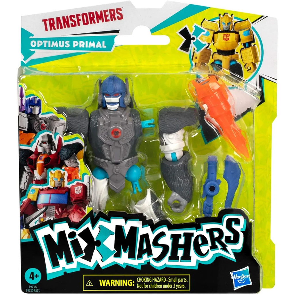imagen de Transformers: Mix Mashers figura Optimus Primal con accesorios - Hasbro 1