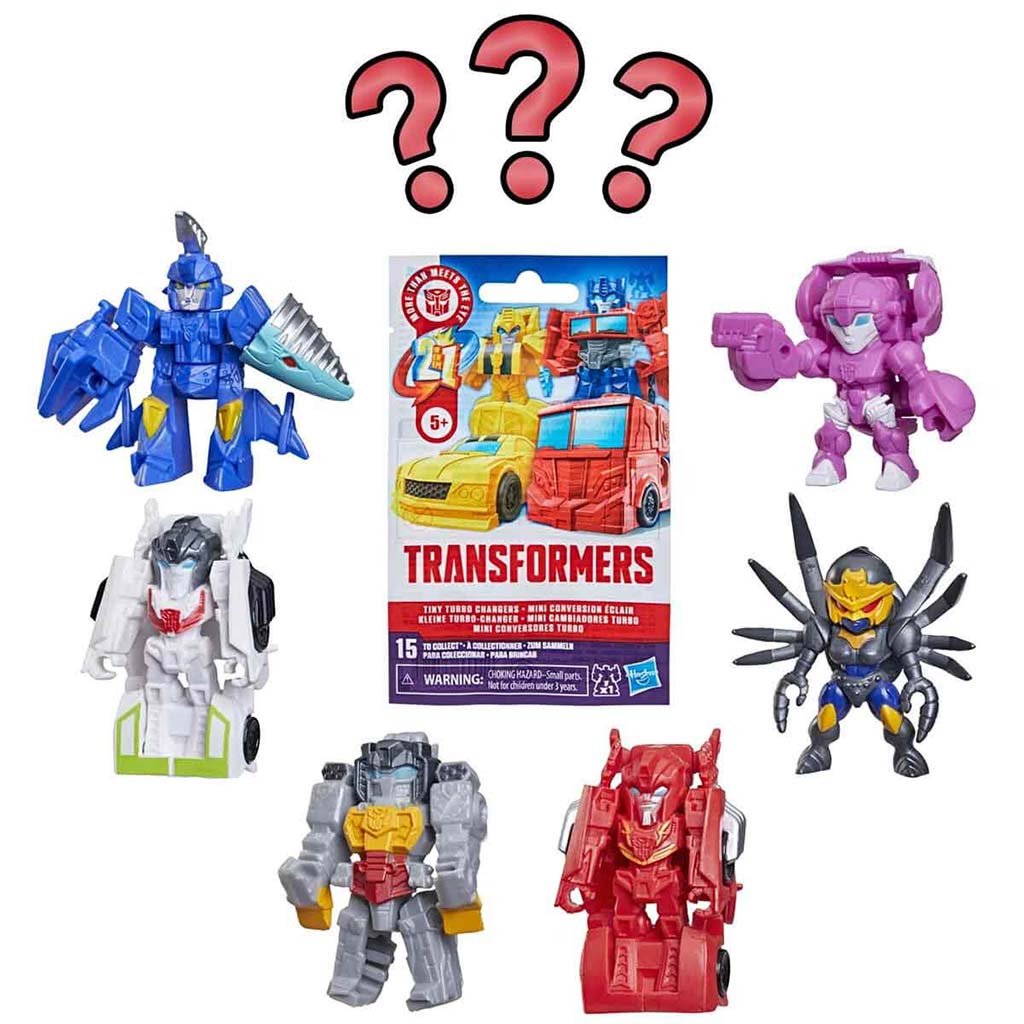 imagen de Transformers: Tiny Turbo Changers Figuras de sorpresa que se transforman rápidamente - Hasbro 1