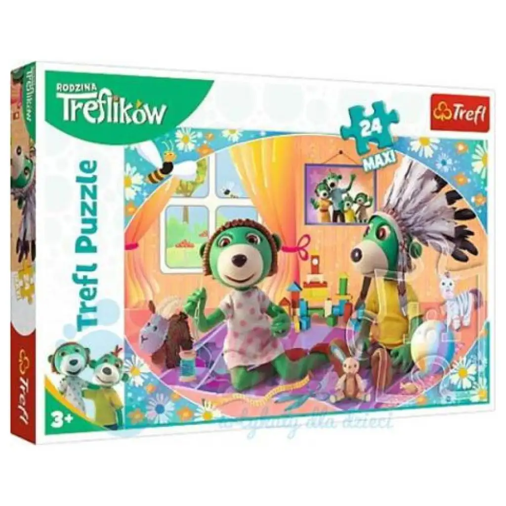 imagen de Treflikow Divirtámonos juntos 24 piezas Maxi puzzle - Trefl 1