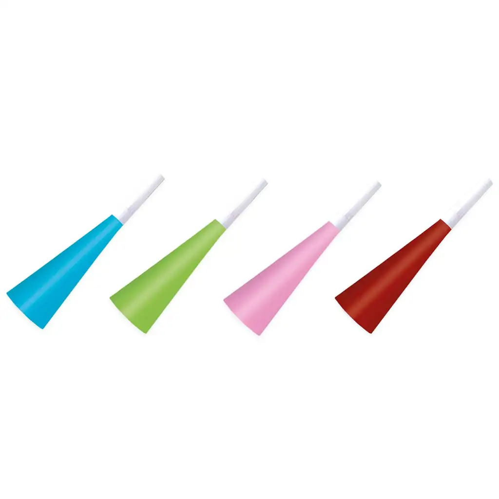 imagen de Trompetas pequeñas de colores para fiestas – set de 4 piezas 1