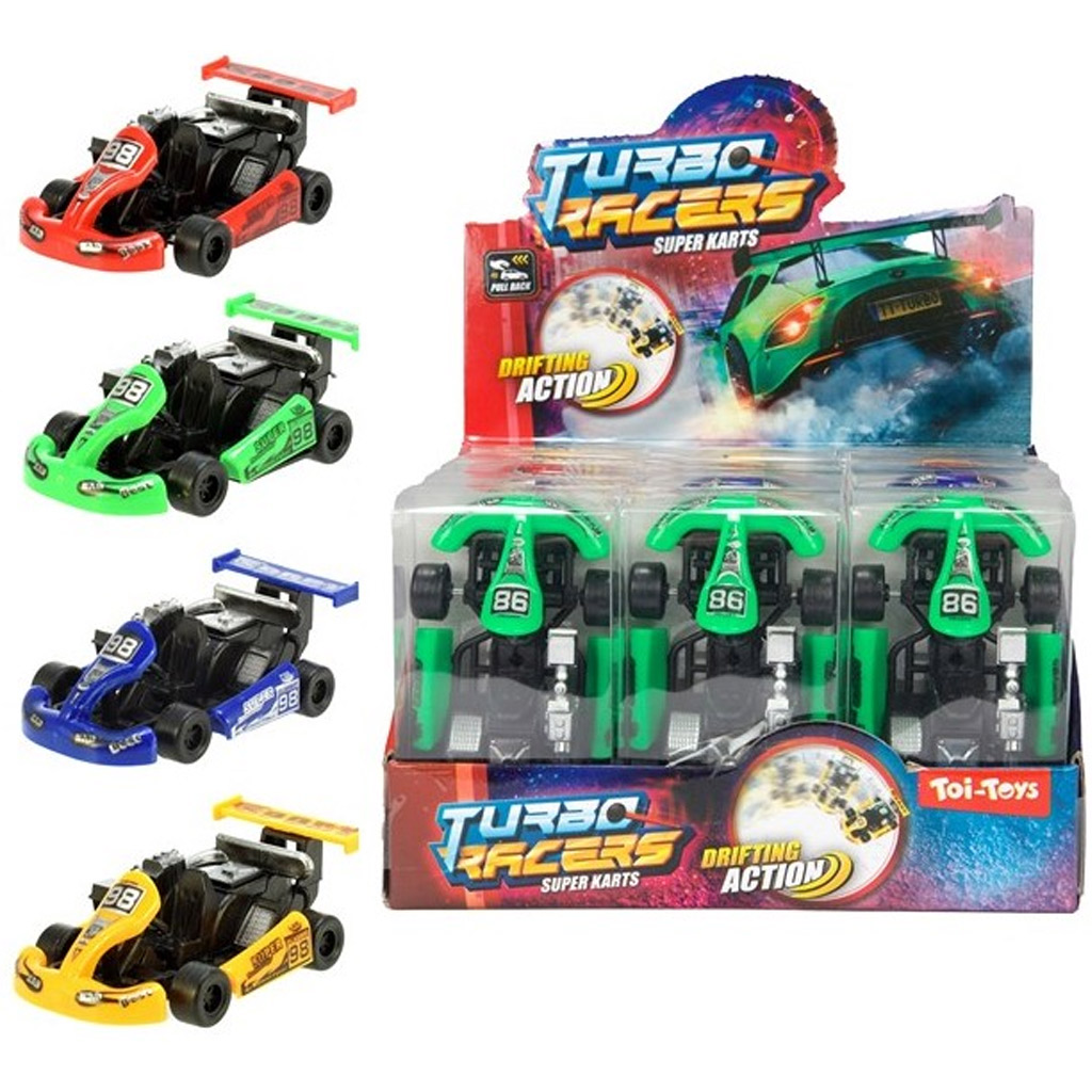 imagen de Turbo Racers Go-kart coche de carreras en varias versiones 1ud 1