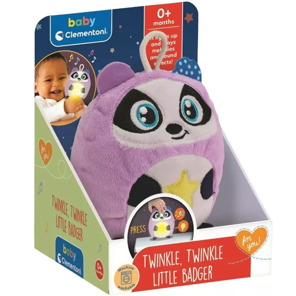 imagen de Twinkle-twinkle pequeño tejón juguete interactivo - Clementoni baby 1