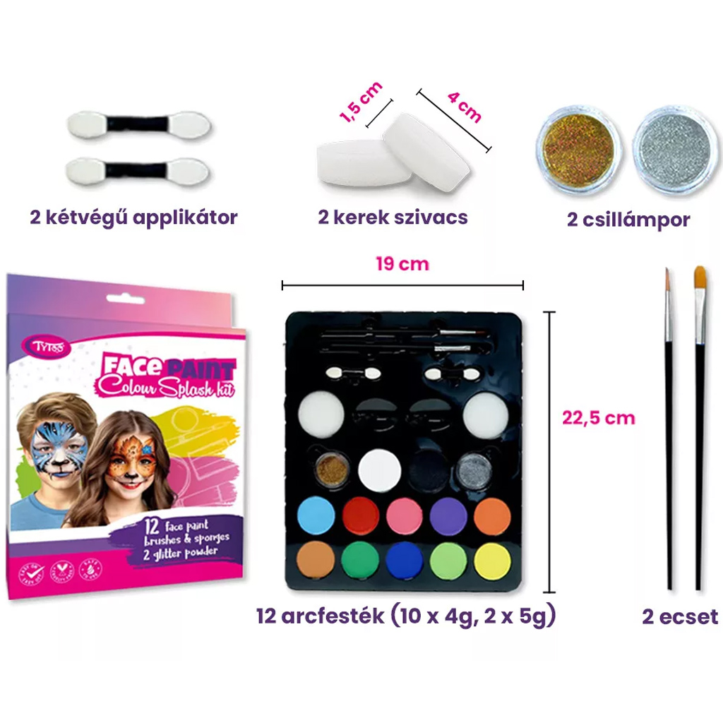 imagen de TyToo: Colour Splash set de pintura facial 2