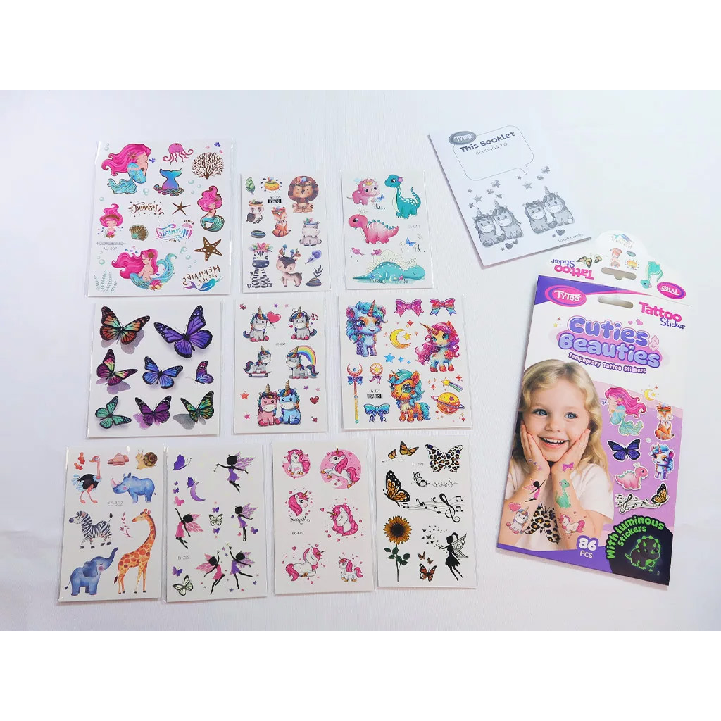 imagen de TyToo: Cuties & Beauties Set de Tatuajes Temporales 4