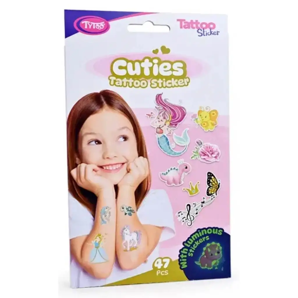 imagen de TyToo: Cuties set de pegatinas de tatuajes 1