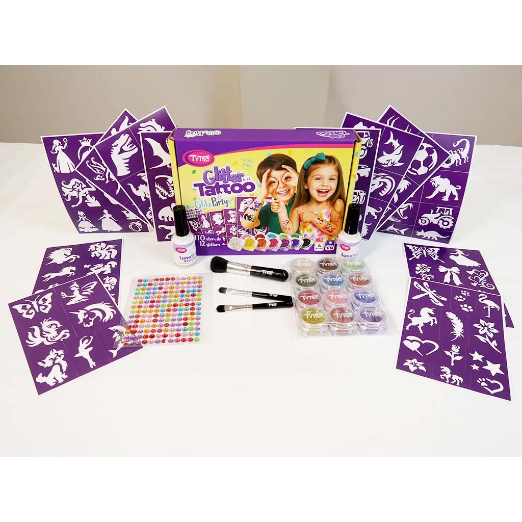 imagen de Tytoo: GlitzParty set de tatuajes de purpurina 2