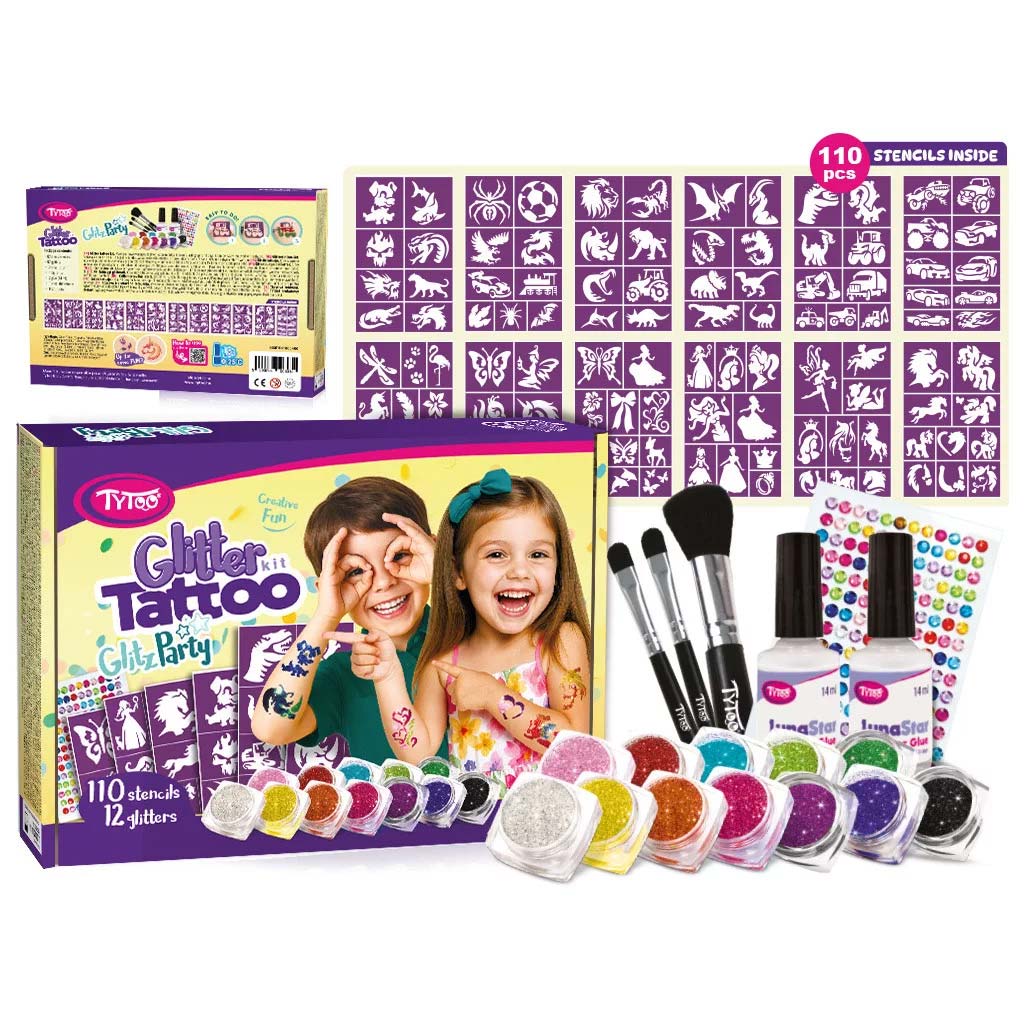 imagen de Tytoo: GlitzParty set de tatuajes de purpurina 1