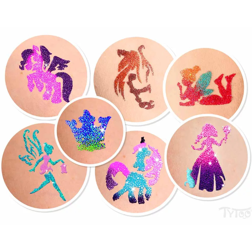 imagen de TyToo: LilyCorn set de tatuajes de purpurina 3
