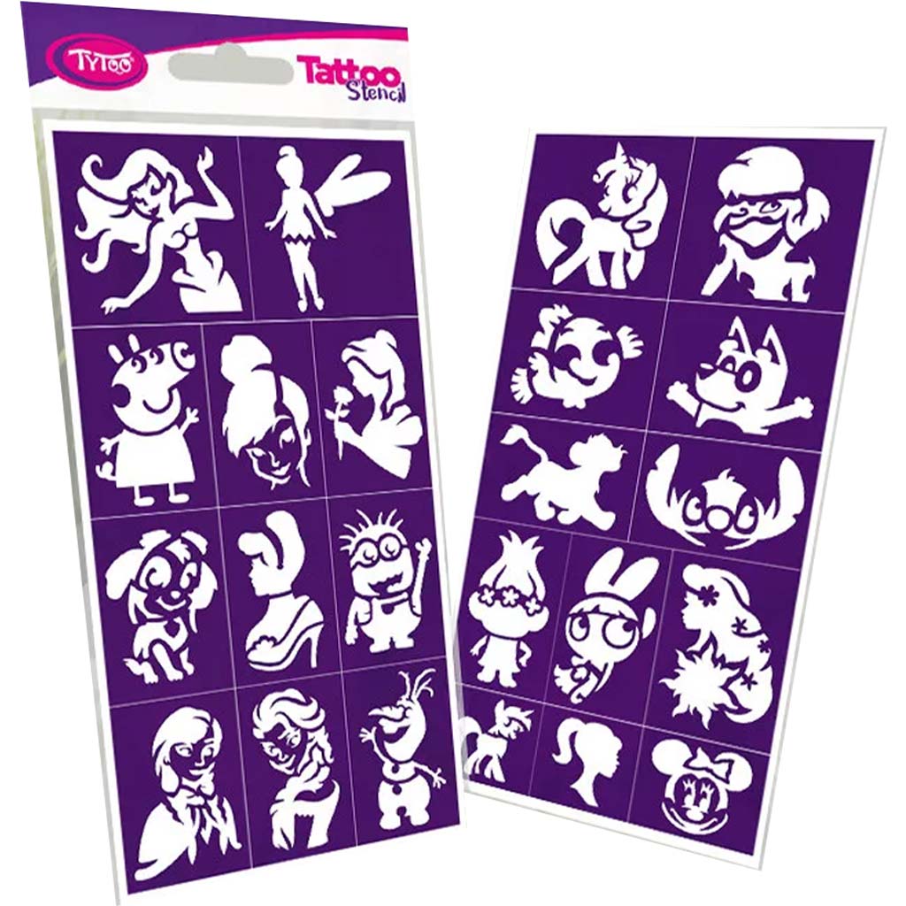 imagen de Tytoo: MagicToon set de plantillas de 23 piezas 1