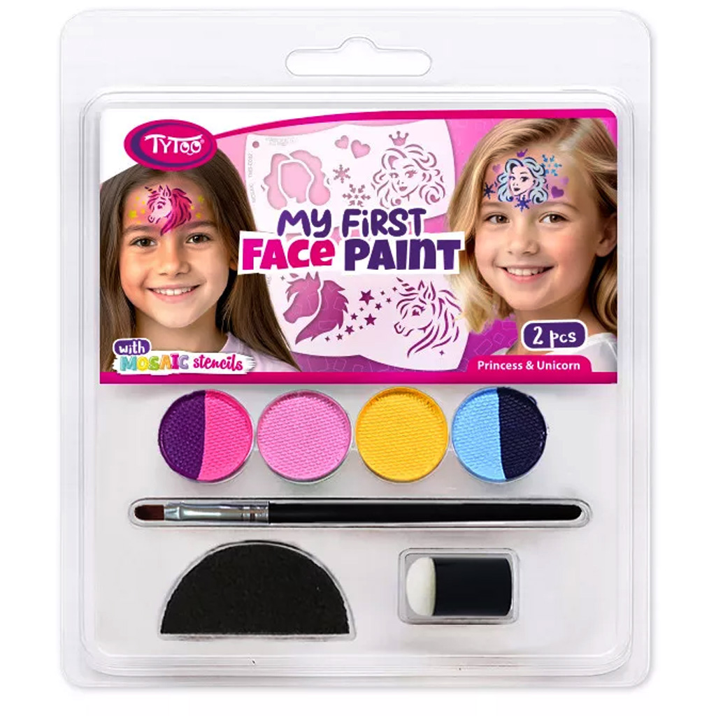 imagen de TyToo: Mi primer set de pintura facial - Princesas y Unicornios 1
