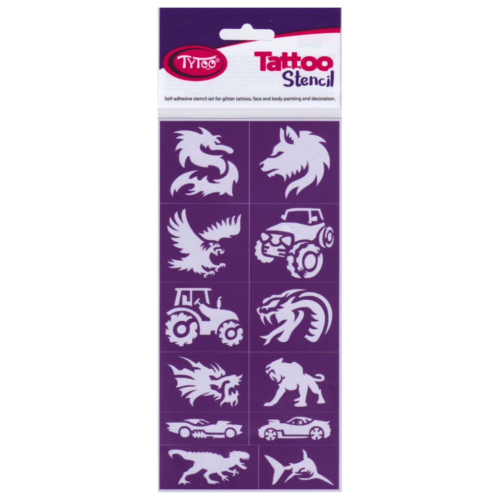 imagen de TyToo: Power Pack plantilla de tatuajes de brillo para niños 1