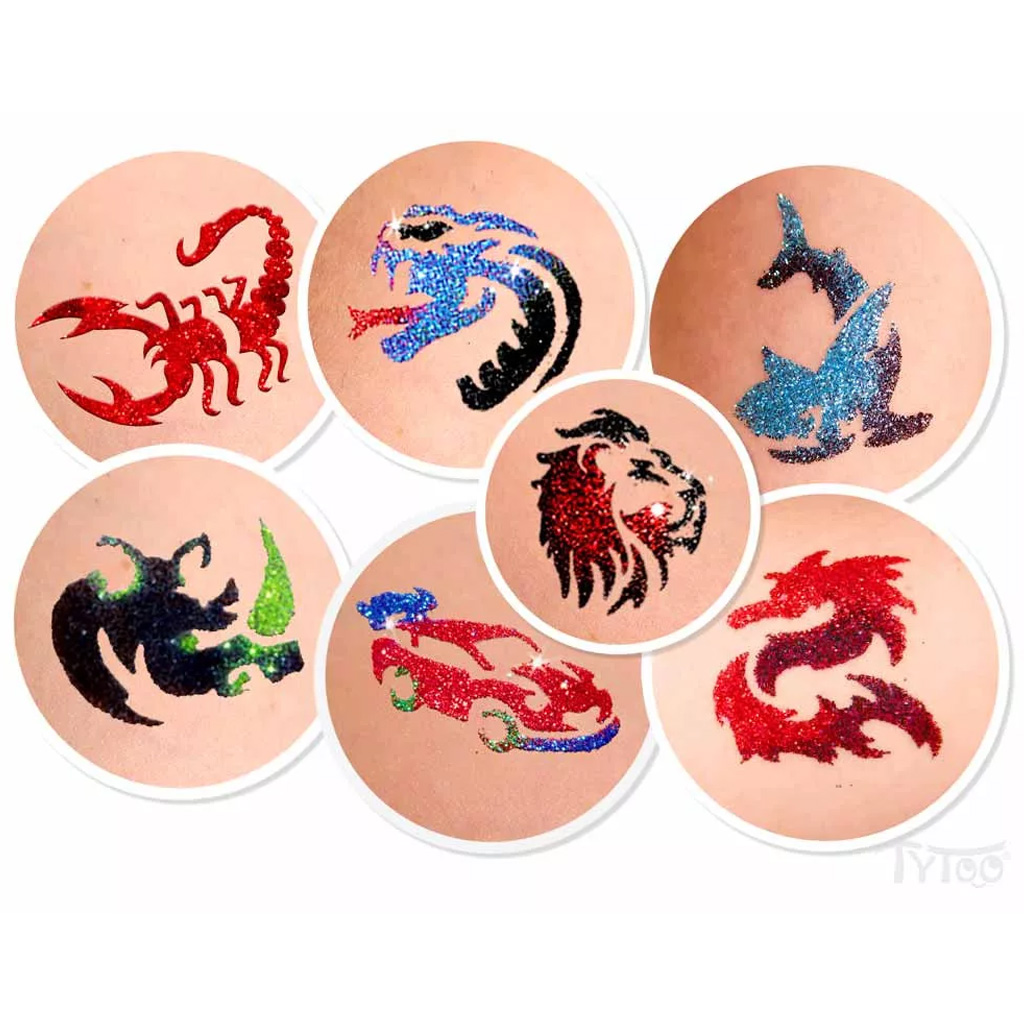 imagen de TyToo: Set de tatuajes de purpurina Rumbler 3