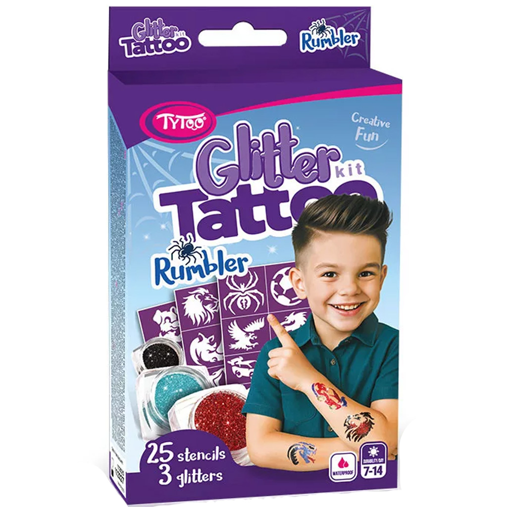 imagen de TyToo: Set de tatuajes de purpurina Rumbler 1