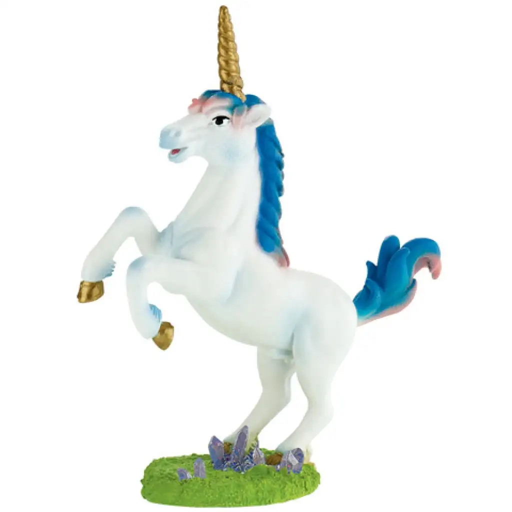imagen de Unicornio macho de cuerno dorado figura de juguete - Bullyland 1