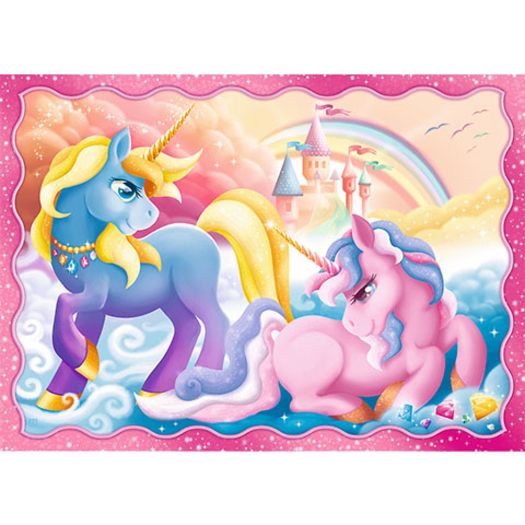 imagen de Unicornios y magia rompecabezas 4 en 1 - Trefl 4