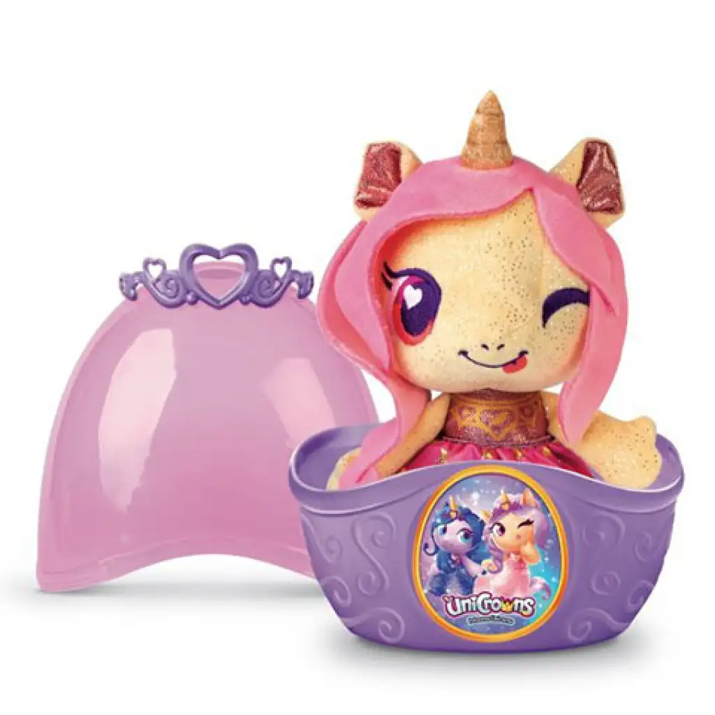imagen de UniCrowns: Princesa unicornios huevo de cristal varias versiones 1ud 1