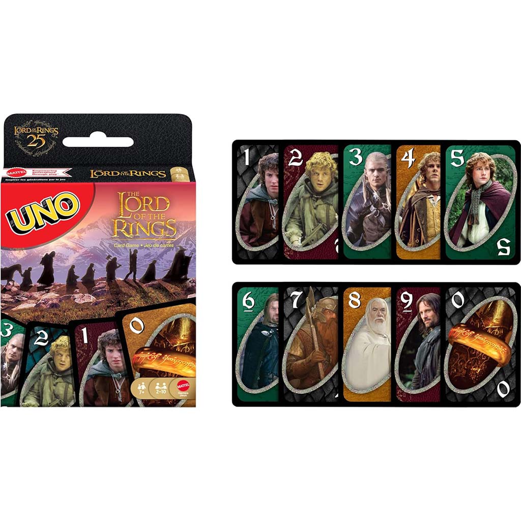 imagen de UNO El Señor de los Anillos juego de cartas - Mattel 2