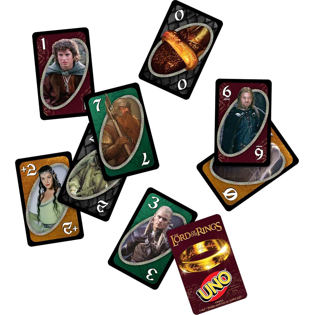 imagen de UNO El Señor de los Anillos juego de cartas - Mattel 4