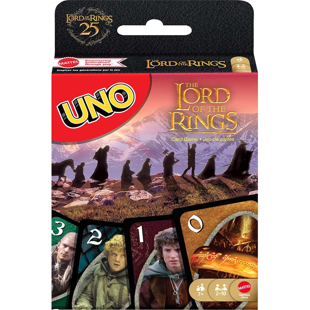 imagen de UNO El Señor de los Anillos juego de cartas - Mattel 1