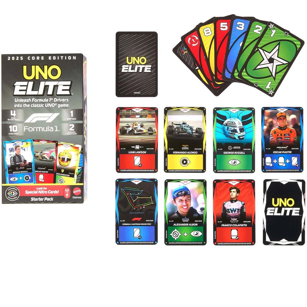 imagen de UNO Elite F1 juego de cartas - Mattel 3