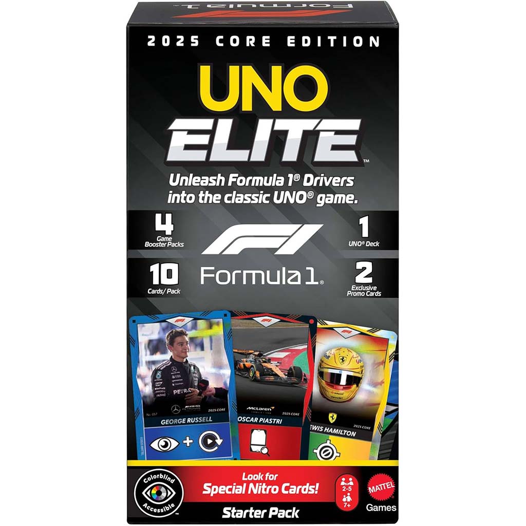 imagen de UNO Elite F1 juego de cartas - Mattel 1