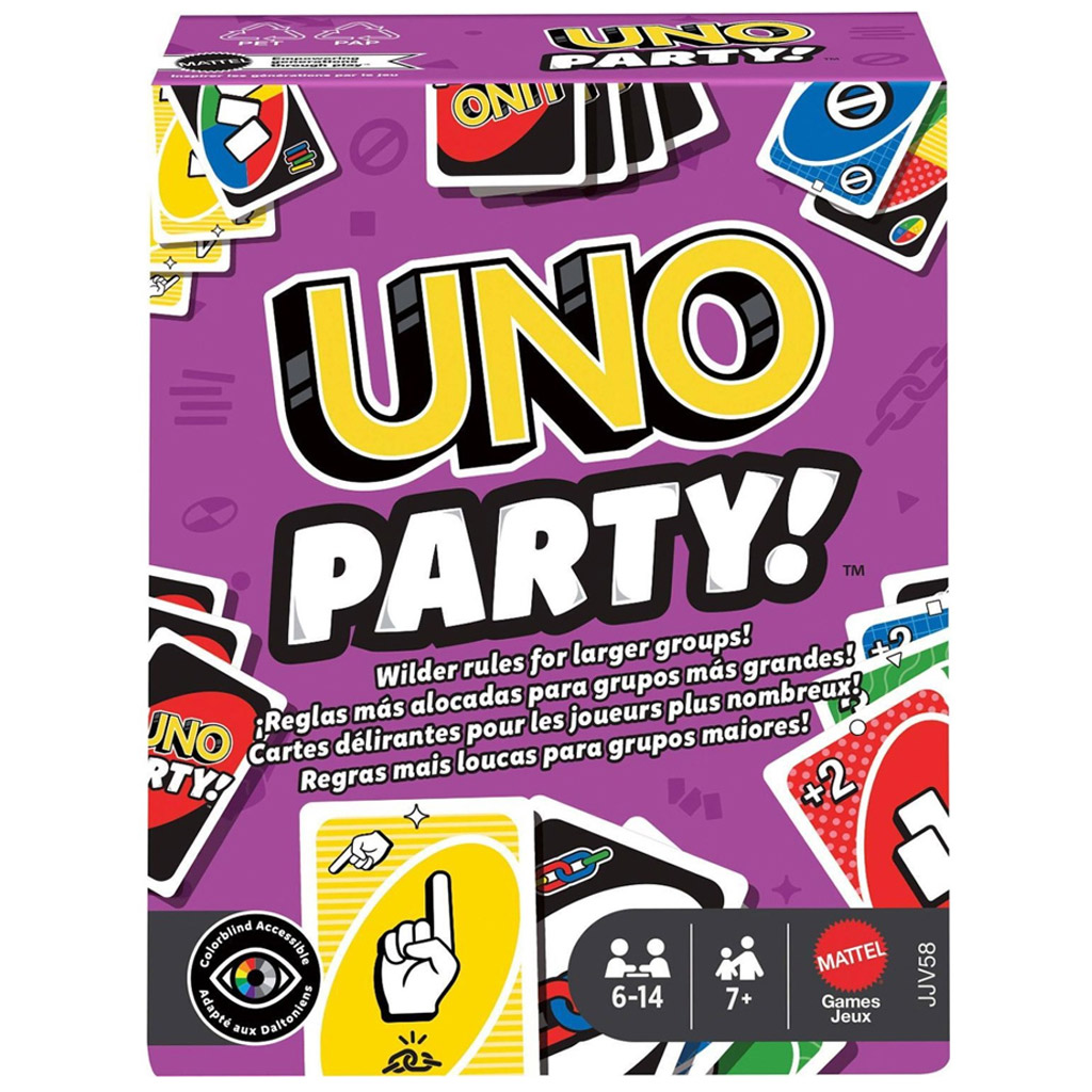 imagen de UNO Fiesta juego de cartas - Mattel 1