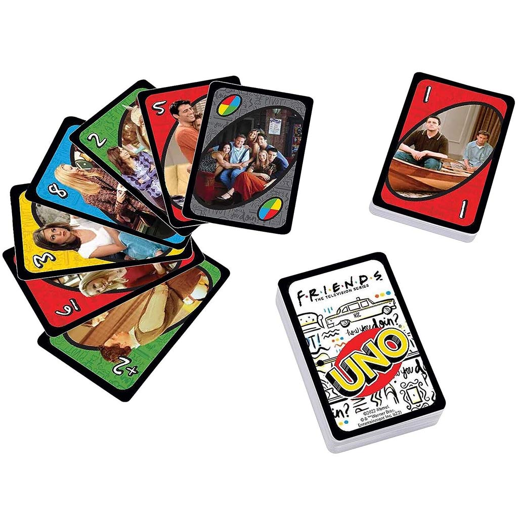 imagen de UNO Friends: amigos de verdad juego de cartas - Mattel 2