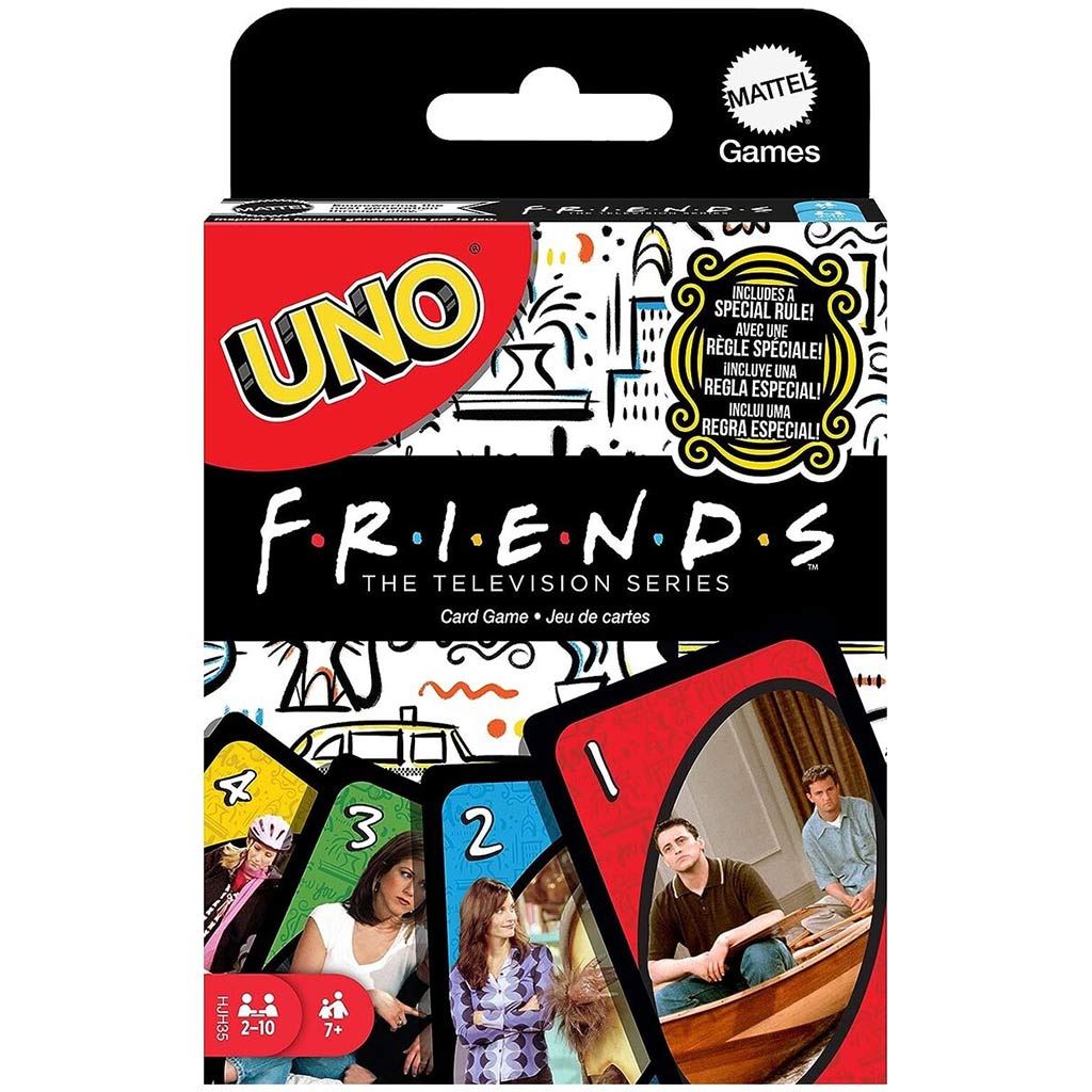 imagen de UNO Friends: amigos de verdad juego de cartas - Mattel 1