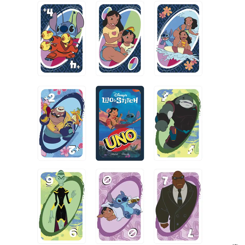 imagen de UNO: Juego de cartas de Disney Lilo y Stitch - Mattel 2