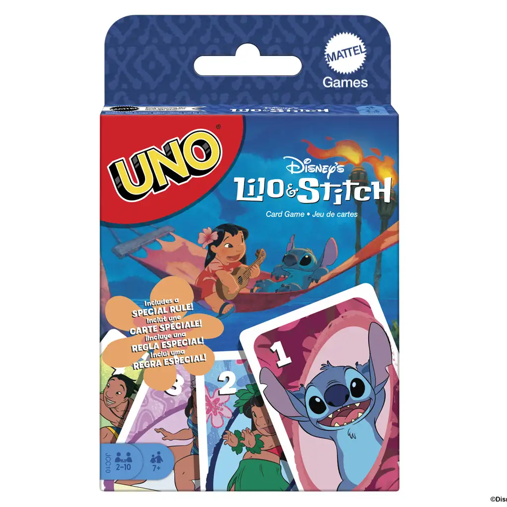 imagen de UNO: Juego de cartas de Disney Lilo y Stitch - Mattel 1