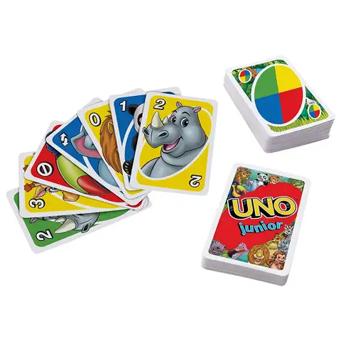 imagen de UNO Junior juego de cartas de animales - Mattel 2