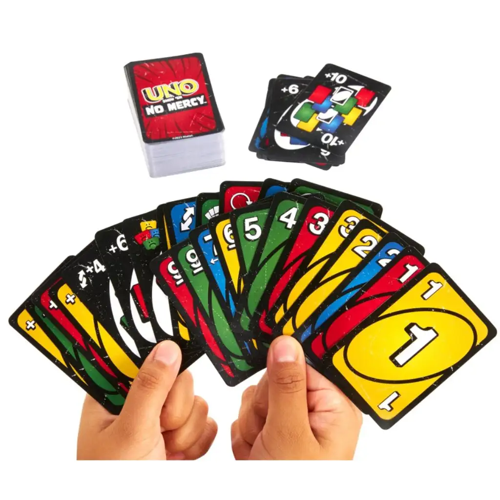 imagen de UNO No Mercy: No hay piedad juego de cartas - Mattel 4