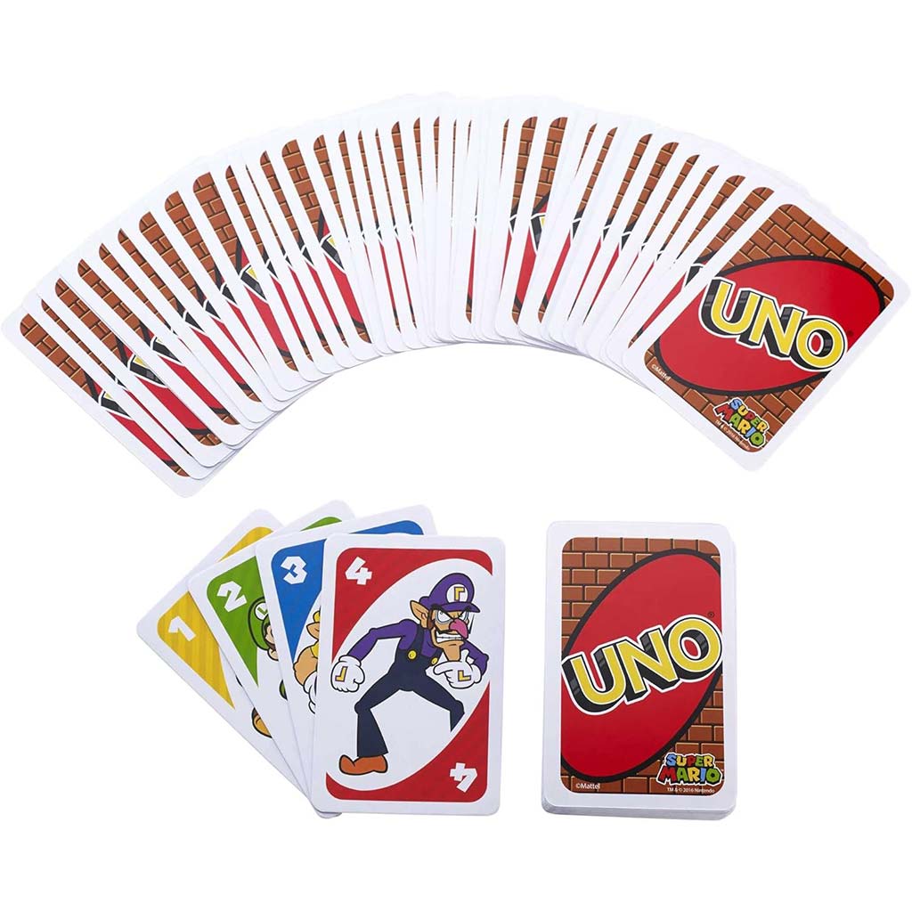 imagen de UNO Super Mario juego de cartas - Mattel 2