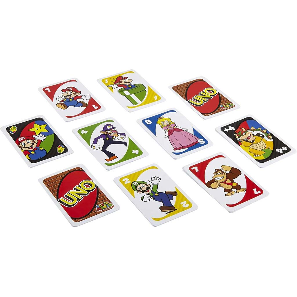 imagen de UNO Super Mario juego de cartas - Mattel 3