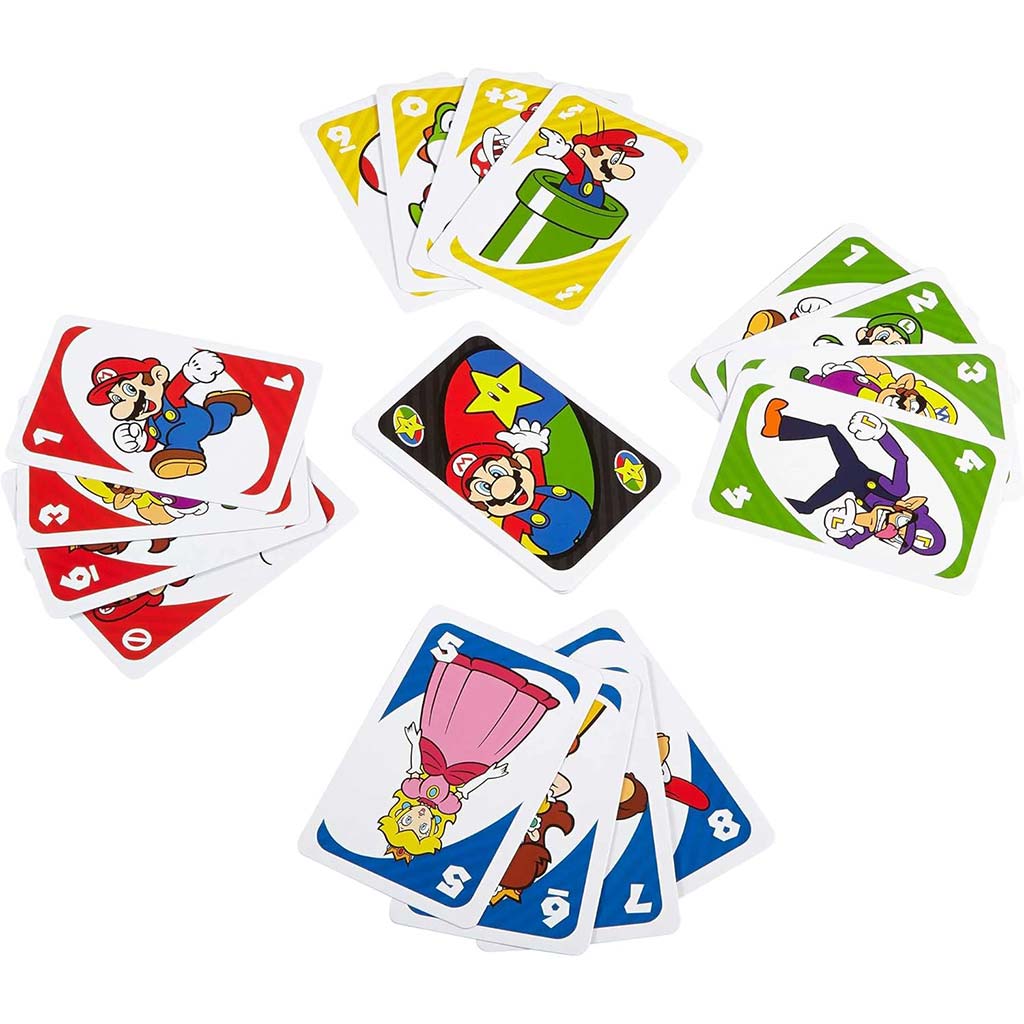 imagen de UNO Super Mario juego de cartas - Mattel 4