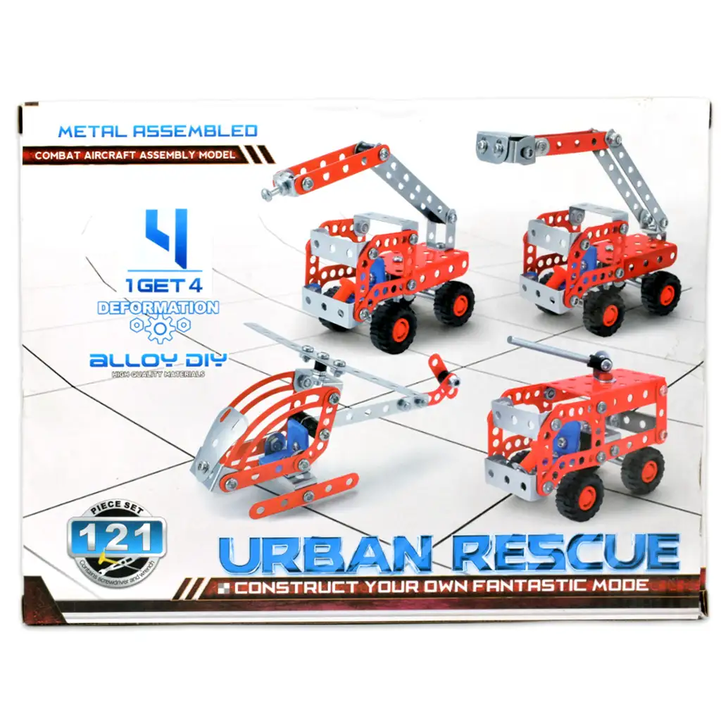 imagen de Urban Rescue: Set de construcción de vehículo de rescate de 121 piezas 5