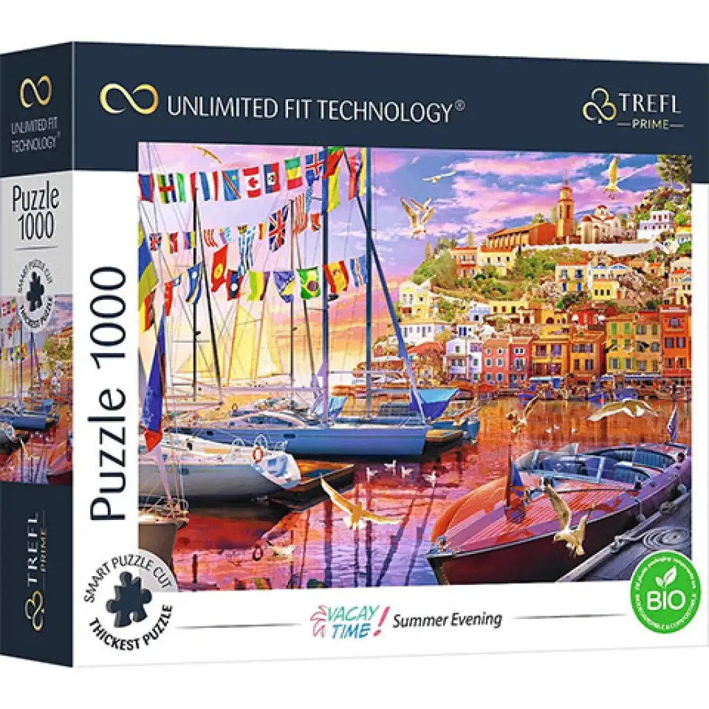 imagen de Vacay Time Noche de verano puzzle de 1000 piezas UFT - Trefl 1