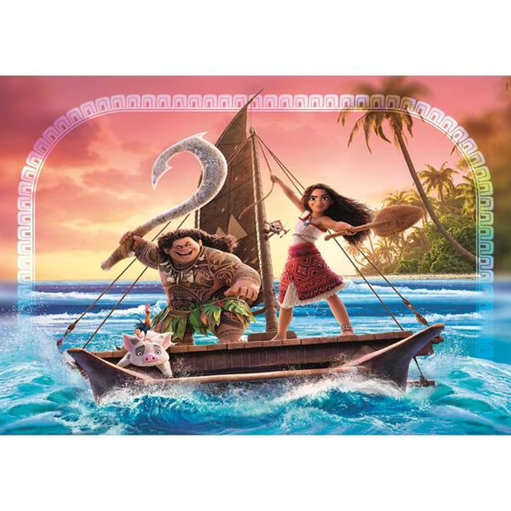 imagen de Vaiana 2 aventuras 104 piezas Supercolor puzzle - Clementoni 2