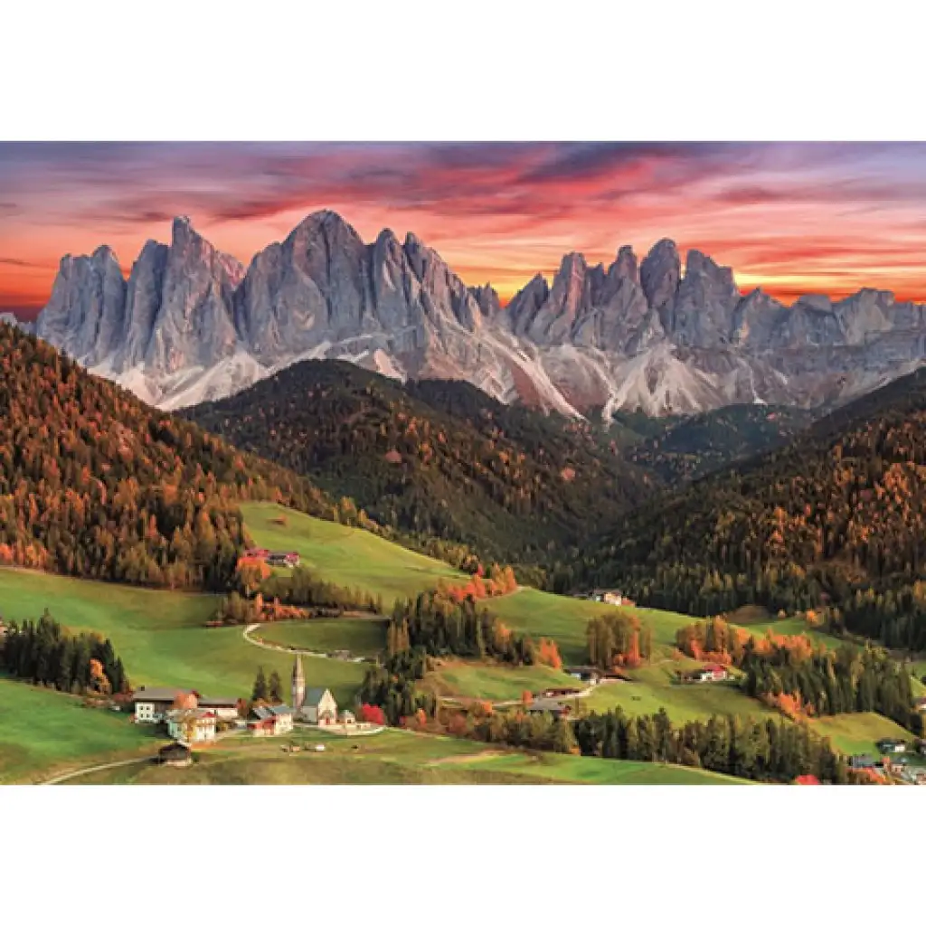 imagen de Val di Funes, Italia HQC puzzle de 2000 piezas - Clementoni 2